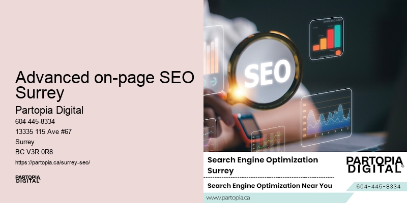 Advanced on-page SEO Surrey SEO content distribution