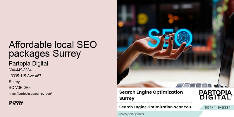 SEO expert advice Affordable local SEO packages Surrey