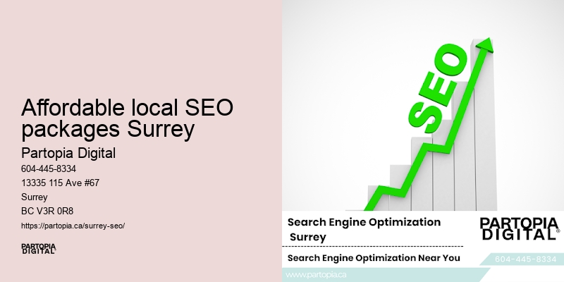 SEO management Affordable local SEO packages Surrey