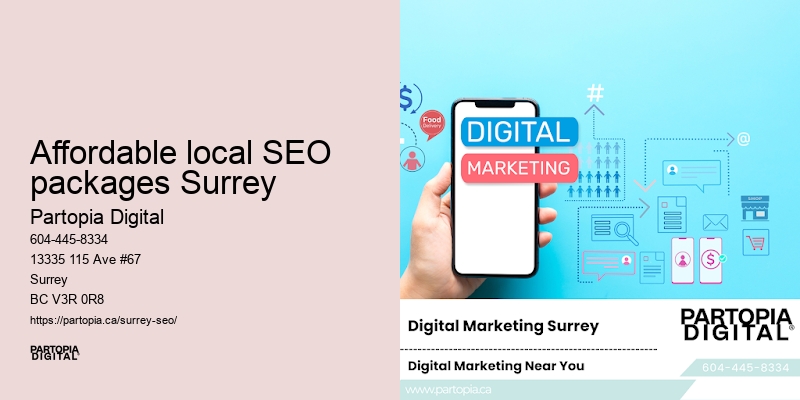Affordable local SEO packages Surrey SEO Techniques