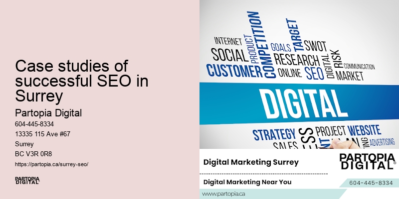 Customized SEO Case studies of successful SEO in Surrey