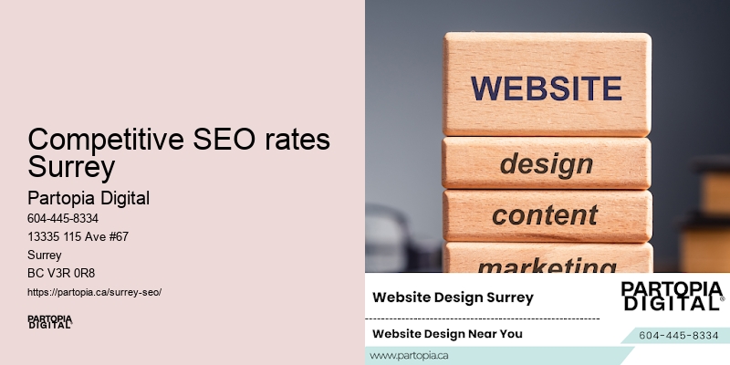 Professional SEO services Competitive SEO rates Surrey BC