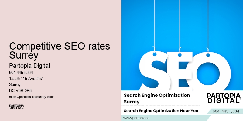 On-page SEO Competitive SEO rates Surrey