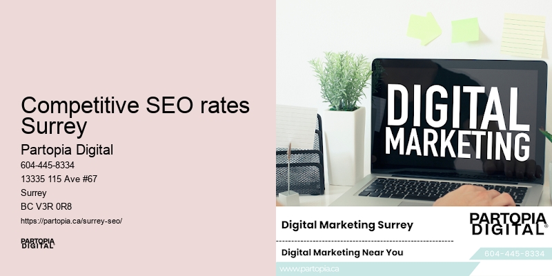Competitive SEO rates Surrey digital marketing agency