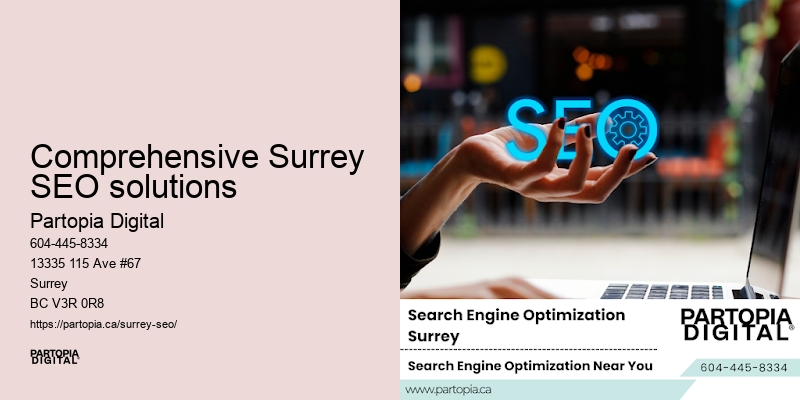 Organic SEO strategy Comprehensive Surrey SEO solutions