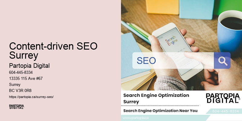 Content-driven SEO Surrey SEO for website optimization