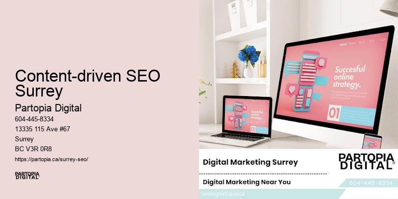 SEO optimization services Content-driven SEO Surrey