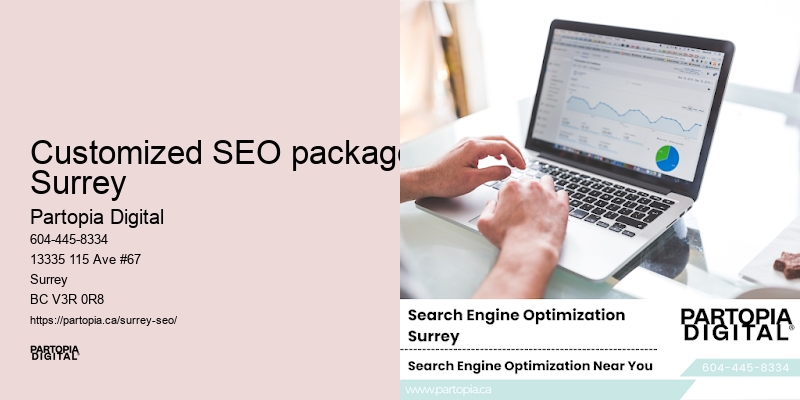 SEO optimization in Customized SEO packages Surrey