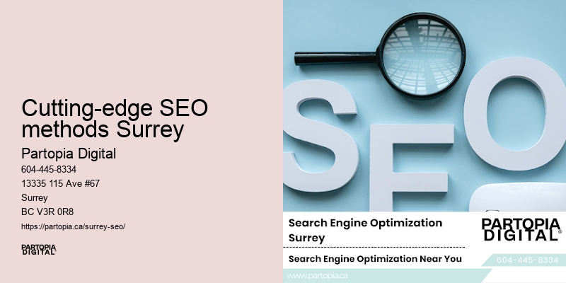 SEO strategy Cutting-edge SEO methods Surrey