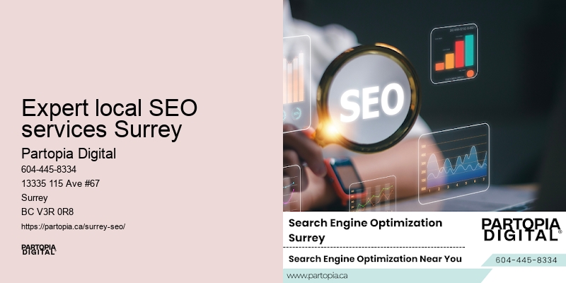 Expert local SEO services Surrey SEO management