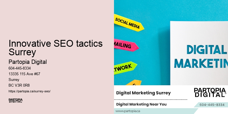 SEO solutions provider Innovative SEO tactics Surrey