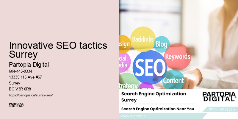 Cutting-edge SEO trends Innovative SEO tactics Surrey