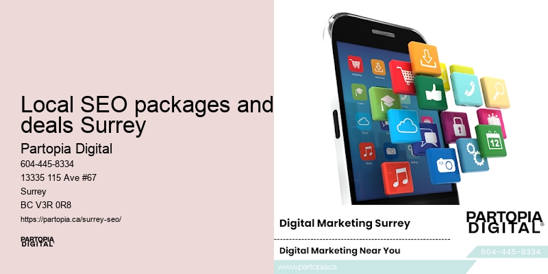 SEO in Local SEO packages and deals Surrey