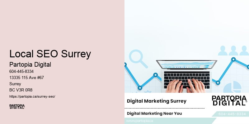 SEO consultancy services Local SEO Surrey