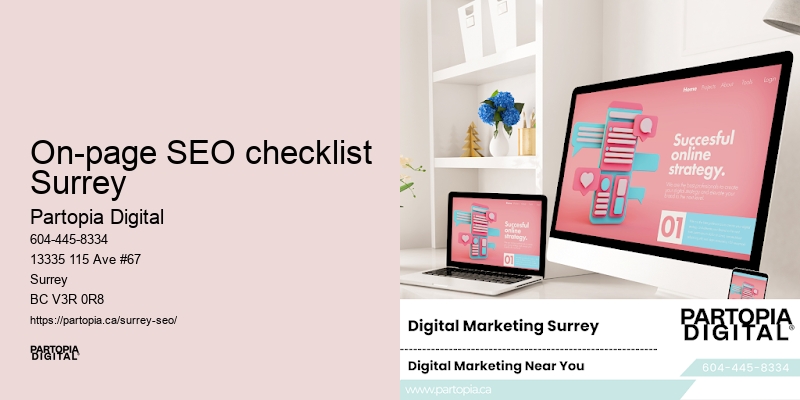 SEO benefits for On-page SEO checklist Surrey local businesses