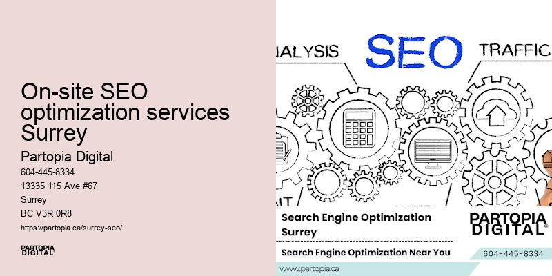On-site SEO optimization services Surrey SEO blog strategy