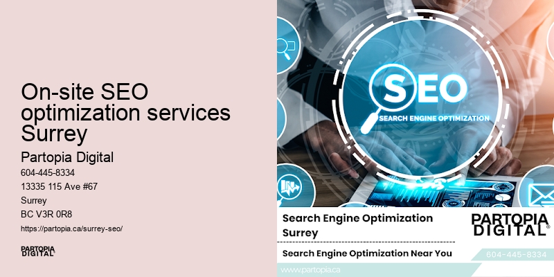 On-site SEO optimization services Surrey SEO expert consultation