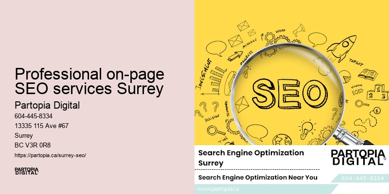 SEO for local SEO Professional on-page SEO services Surrey