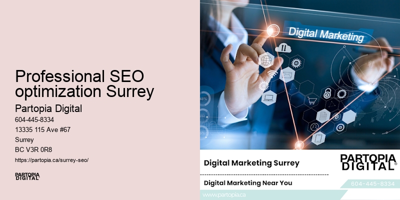 Local Professional SEO optimization Surrey SEO strategies for lead generation