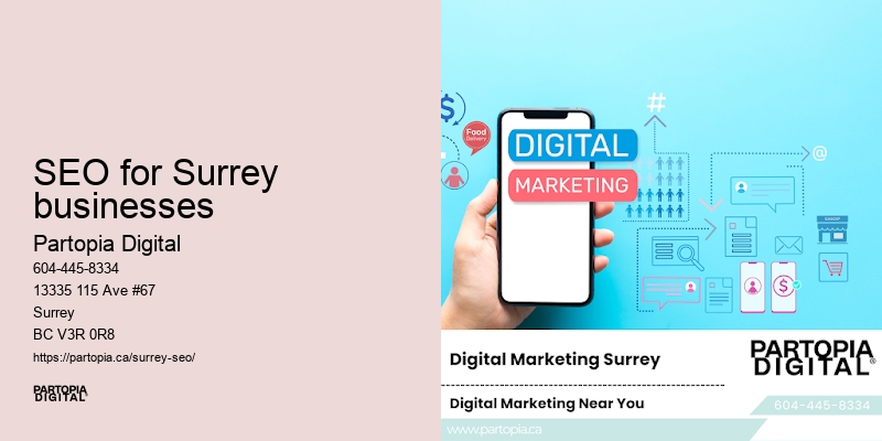 SEO marketing SEO for Surrey businesses BC