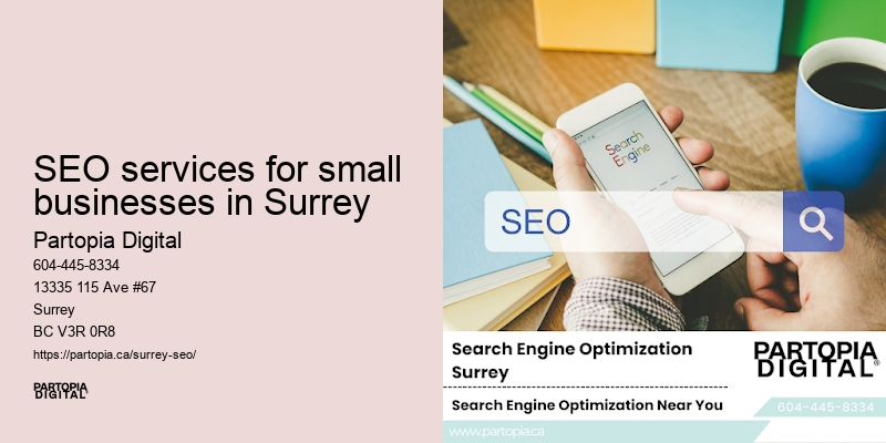 SEO services for small businesses in Surrey SEO organic traffic