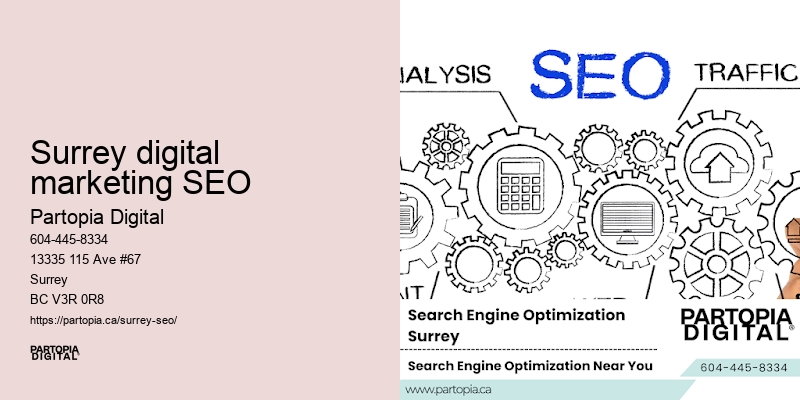 SEO optimization tips for Surrey digital marketing SEO businesses