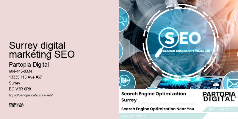 Local SEO pricing Surrey digital marketing SEO