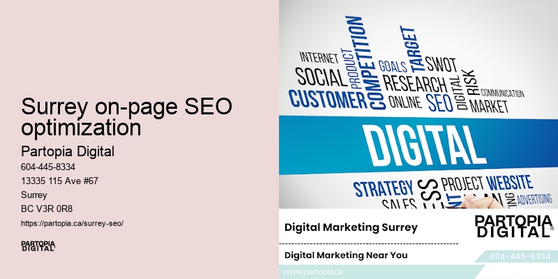 SEO support Surrey on-page SEO optimization BC