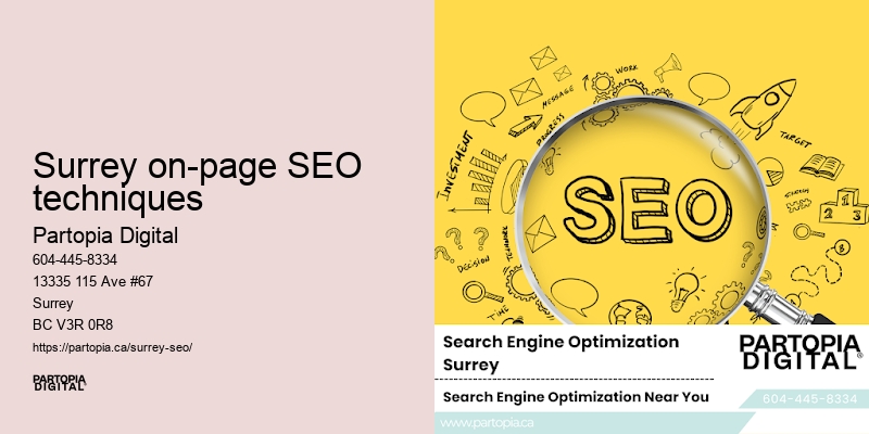 Surrey on-page SEO techniques SEO customer acquisition