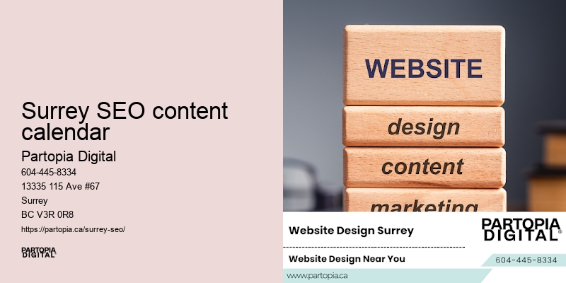 On-page Optimization Services Surrey SEO content calendar