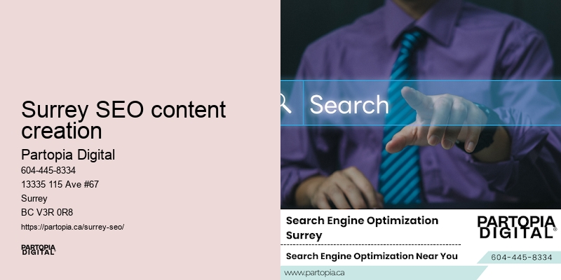 Experienced SEO experts in Surrey SEO content creation