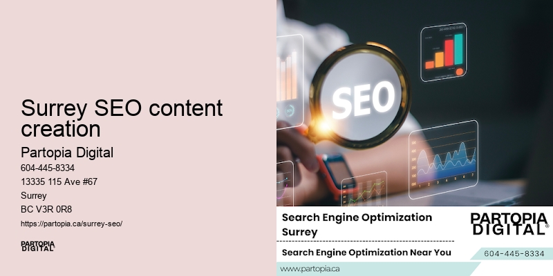 SEO optimization Surrey SEO content creation
