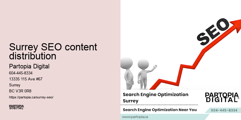 Local business SEO Surrey SEO content distribution