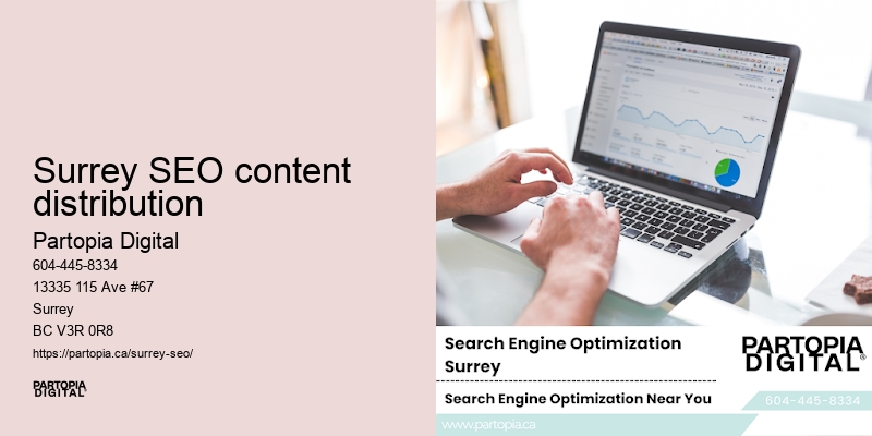 Local SEO agency Surrey SEO content distribution
