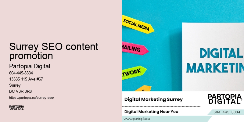 Professional SEO optimization Surrey SEO content promotion