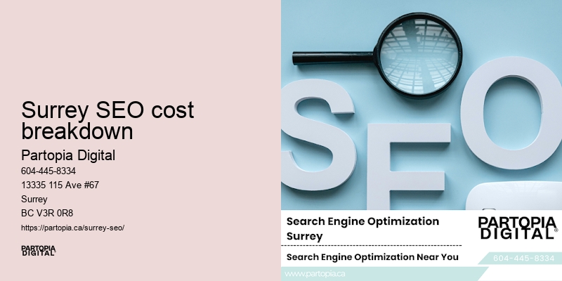 Affordable full-service Surrey SEO cost breakdown SEO agency
