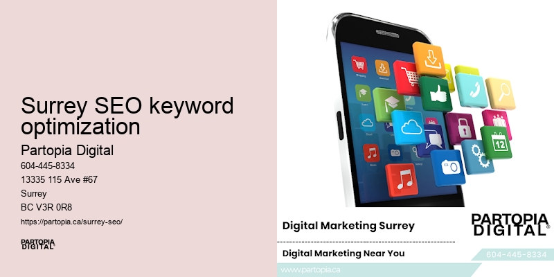 SEO performance Surrey SEO keyword optimization