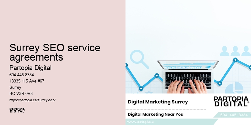 Professional SEO consultant Surrey SEO service agreements