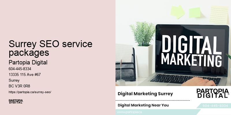 Top Local SEO Services Surrey SEO service packages
