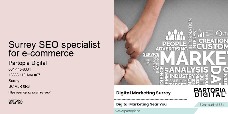 SEO content writing Surrey SEO specialist for e-commerce