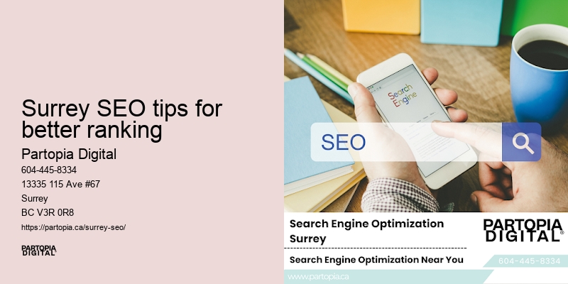 SEO optimization tips for Surrey SEO tips for better ranking businesses
