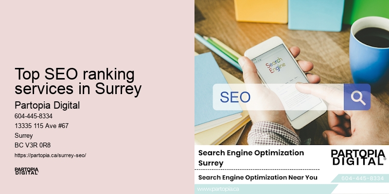 Top SEO ranking services in Surrey SEO and digital marketing